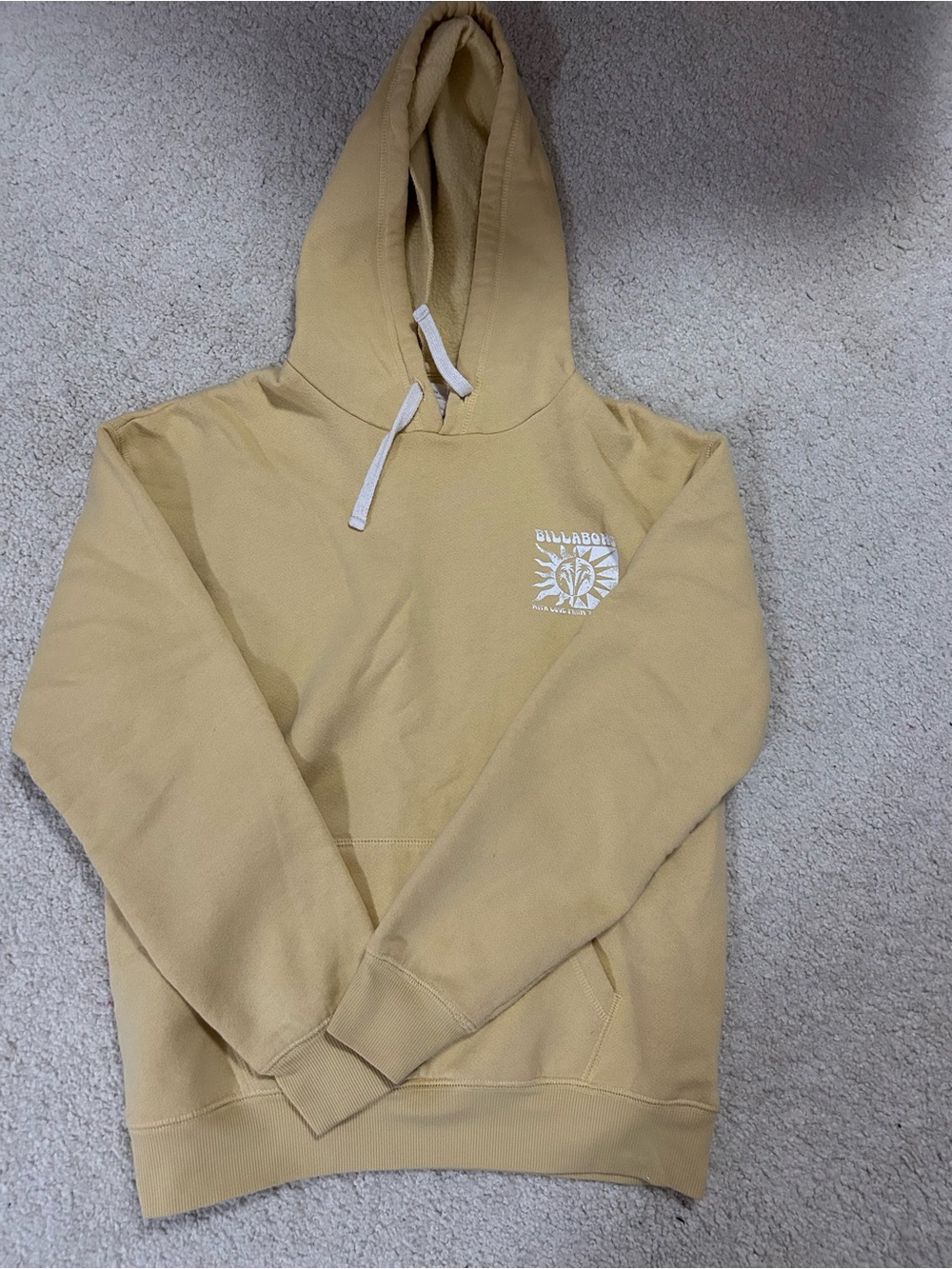 Billabong womens Sand Yellow Hoodie